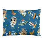 Seamless-pattern-funny-astronaut-outer-space-transportation Pillow Case 26.62 x18.9  Pillow Case