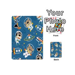 Seamless-pattern-funny-astronaut-outer-space-transportation Playing Cards 54 Designs (mini)