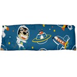 Seamless-pattern-funny-astronaut-outer-space-transportation Body Pillow Case (Dakimakura) Body Pillow Case