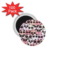 Cute-dog-seamless-pattern-background 1 75  Magnets (100 Pack) 