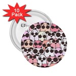 Cute-dog-seamless-pattern-background 2.25  Buttons (10 pack)  Front