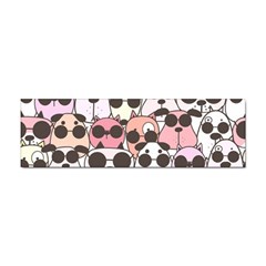 Cute-dog-seamless-pattern-background Sticker (bumper)