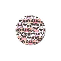 Cute-dog-seamless-pattern-background Golf Ball Marker