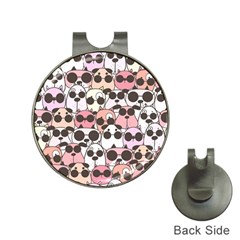 Cute-dog-seamless-pattern-background Hat Clips With Golf Markers