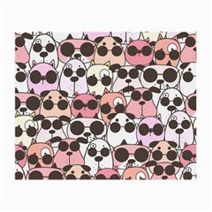 Cute-dog-seamless-pattern-background Small Glasses Cloth by Jancukart