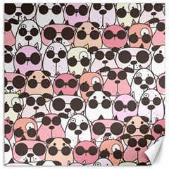 Cute-dog-seamless-pattern-background Canvas 20  X 20 