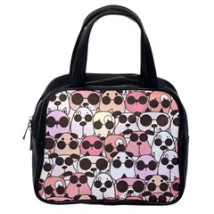 Cute-dog-seamless-pattern-background Classic Handbag (one Side)