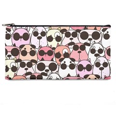 Cute-dog-seamless-pattern-background Pencil Case by Jancukart