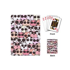 Cute-dog-seamless-pattern-background Playing Cards Single Design (mini)