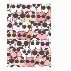 Cute-dog-seamless-pattern-background Small Garden Flag (two Sides) by Jancukart