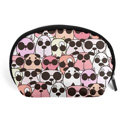 Cute-dog-seamless-pattern-background Accessory Pouch (large) by Jancukart