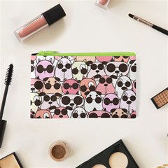 Cute-dog-seamless-pattern-background Cosmetic Bag (xs)