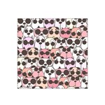 Cute-dog-seamless-pattern-background Satin Bandana Scarf 22  x 22  Front