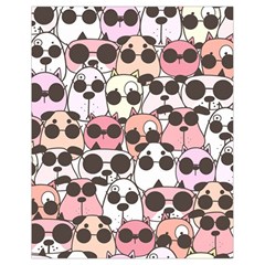 Cute-dog-seamless-pattern-background Drawstring Bag (small)