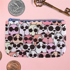 Cute-dog-seamless-pattern-background Large Coin Purse