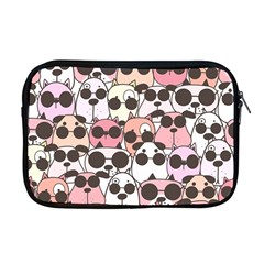 Cute-dog-seamless-pattern-background Apple Macbook Pro 17  Zipper Case by Jancukart