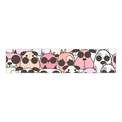 Cute-dog-seamless-pattern-background Velvet Scrunchie