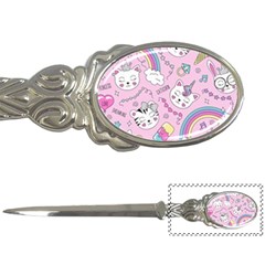 Beautiful Cute Animals Pattern Pink Beautiful Cute Animals Pattern Pink Rainbow Letter Opener