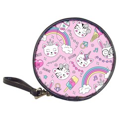 Beautiful Cute Animals Pattern Pink Beautiful Cute Animals Pattern Pink Rainbow Classic 20-cd Wallets