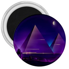 Egyptian-pyramids-night-landscape-cartoon 3  Magnets