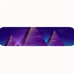 Egyptian-pyramids-night-landscape-cartoon Large Bar Mat