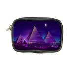 Egyptian-pyramids-night-landscape-cartoon Coin Purse Front