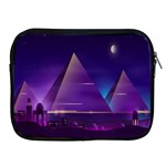 Egyptian-pyramids-night-landscape-cartoon Apple iPad 2/3/4 Zipper Cases Front