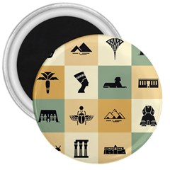 Egyptian-flat-style-icons 3  Magnets