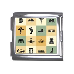 Egyptian-flat-style-icons Mega Link Italian Charm (18mm)