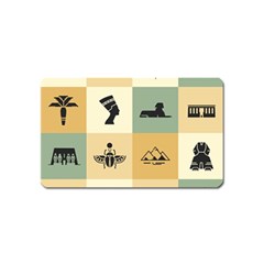 Egyptian-flat-style-icons Magnet (Name Card)