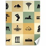 Egyptian-flat-style-icons Canvas 18  x 24  17.8 x23.08  Canvas - 1