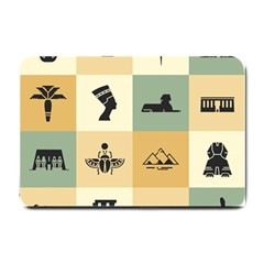 Egyptian-flat-style-icons Small Doormat