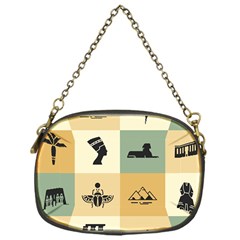 Egyptian-flat-style-icons Chain Purse (One Side)