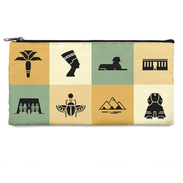 Egyptian-flat-style-icons Pencil Case