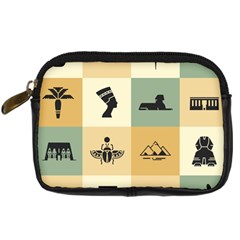 Egyptian-flat-style-icons Digital Camera Leather Case