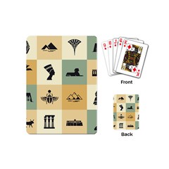 Egyptian-flat-style-icons Playing Cards Single Design (mini)