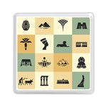 Egyptian-flat-style-icons Memory Card Reader (Square) Front