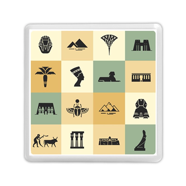 Egyptian-flat-style-icons Memory Card Reader (Square)