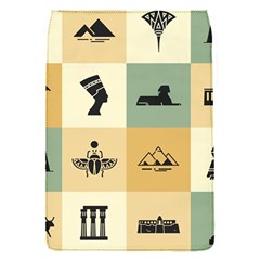 Egyptian-flat-style-icons Removable Flap Cover (s)