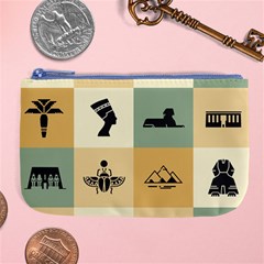 Egyptian-flat-style-icons Large Coin Purse