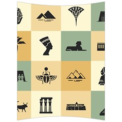 Egyptian-flat-style-icons Back Support Cushion