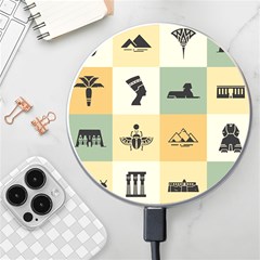 Egyptian-flat-style-icons Wireless Charger