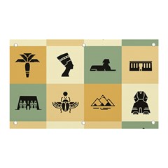 Egyptian-flat-style-icons Banner and Sign 5  x 3 