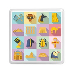 Egypt-icons-set-flat-style Memory Card Reader (square) by Jancukart