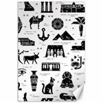 Dark-seamless-pattern-symbols-landmarks-signs-egypt --- Canvas 24  x 36  23.35 x34.74  Canvas - 1