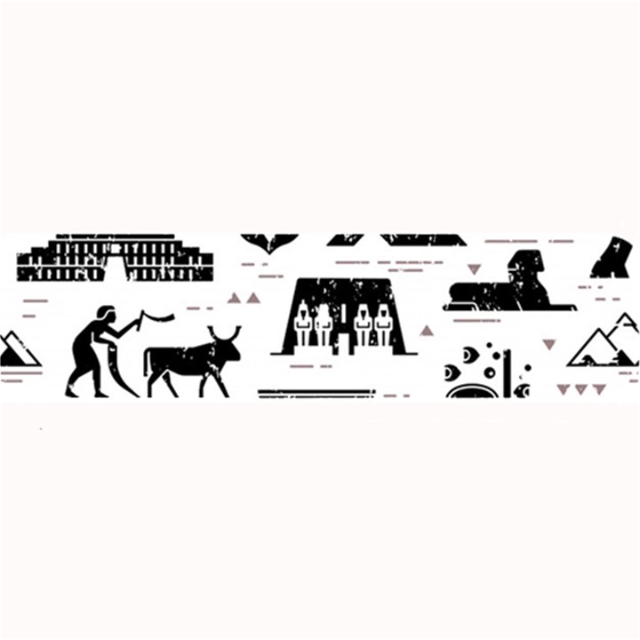 Dark-seamless-pattern-symbols-landmarks-signs-egypt --- Large Bar Mat