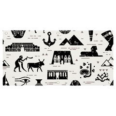 Dark-seamless-pattern-symbols-landmarks-signs-egypt --- Banner And Sign 4  X 2 