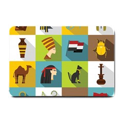 Egypt-travel-items-icons-set-flat-style Small Doormat