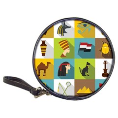 Egypt-travel-items-icons-set-flat-style Classic 20-cd Wallets