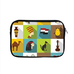 Egypt-travel-items-icons-set-flat-style Apple Macbook Pro 15  Zipper Case by Jancukart